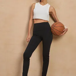 COLOR CAPITAL Women Pack of 4 Skin Fit Antimicrobial Tights image 2