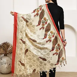 LOOM LEGACY Printed Modal Dupatta image 3