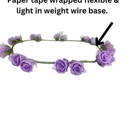 Loops n knots Floral Hairband image 3