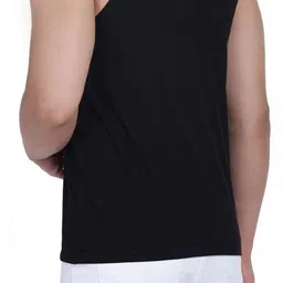 WOOSTRO Pack Of 2 Printed Gym Vests RS26 (ENJOY OLIVE)(HARD BLACK) image 2