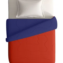 Bichauna Blockbuster Red & Blue Microfiber AC Room 120 GSM Single Bed Comforter image 2