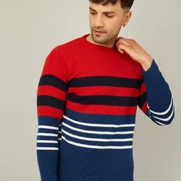 Kveto style redefined Men Colourblocked Sweater Vest image 3