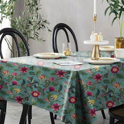 Aura Green Floral 6-Seater Table Cover-picture-40