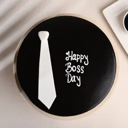 Rich Choco Truffle Boss Day Cake image 2