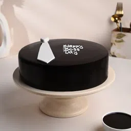Rich Choco Truffle Boss Day Cake image 3