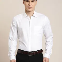 Turtle Classic Spread Collar Pure Cotton Formal Shirt-image-79