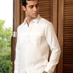 Campus Sutra Comfort Spread Collar Casual Shirt image 5