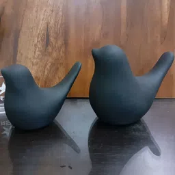 Afterstitch Black Set of 2 Figurine Showpiece image 4