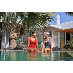 nabaiji Women Tankini Swimsuit Comfortable & Stylish Red image 2