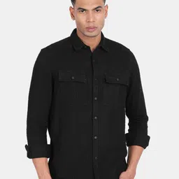 Blu MNKY Men Smart Slim Fit Casual Shirt-picture-23