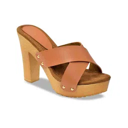 SGU Women Colourblocked Platform Mules-image-69