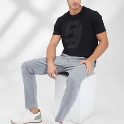 SPYKAR Men Slim Fit Light Fade Stretchable Jeans image 4