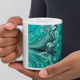 Mr UVD White Ceramic Cup image 4