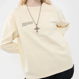 LULU & SKY Women Pure Cotton 1 T-shirt image 2