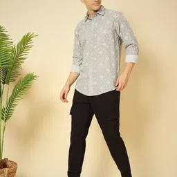 ENSPYR Men Opaque Printed Casual Shirt image 2