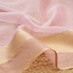 Soch Striped Chanderi Dupatta With Zari image 4