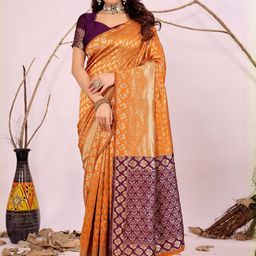 Moda Rapido Woven Design Silk Cotton Kanjeevaram Saree-picture-12