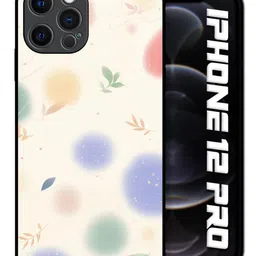 QRIOH Floral Printed iPhone 12 Pro Back Case Mobile Accessories image 4