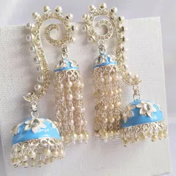Tipsy closet Contemporary Jhumkas Earrings-picture-30
