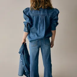 H&M Girls Superstretch Flared Leg Jeans image 3