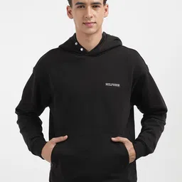 Tommy Hilfiger Men Solid Hooded Sweatshirt image 1