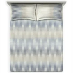 DDecor Blue & White Printed 144 TC King Bedsheet Set-2.29m x 2.74m image 5