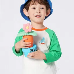 LULU & SKY Boys Graphic Printed Round Neck Cotton T-shirt-picture-37