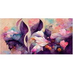 DEKORSTATION Purple Canvas Wall Art image 4