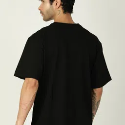 Moda Rapido Men Typography Printed Drop-Shoulder Sleeves Pure Cotton Bio Finish T-shirt image 3