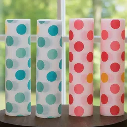 TASKHOUSE 4-Pcs Blue & Pink Polka Dot Printed Drawer Organiser-picture-36