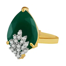 YouBella Gold-Plated Artificial Stone Studded Jewellery Set image 4