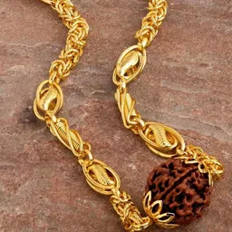SANAA CREATIONS Unisex Brass Gold-Plated Antique Chain-picture-21