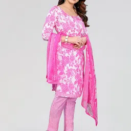 Moda Rapido Printed Unstitched Dress Material image 4