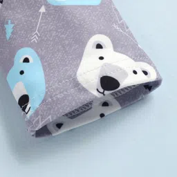 Kookie Kids Full Length Lounge Pant Bear Print - Purple image 5
