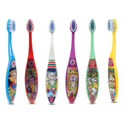 Maxi Toffee Junior Toothbrush Pack Of 12 -Multicolour image 5