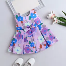 The Magic Wand Girls Floral Print Fit & Flare Dress-picture-30