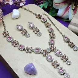 VATSALYA creation Women PinkJewellery Set-picture-29