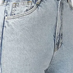 Kraus Jeans Women Straight Fit High-Rise Light Fade Jeans image 2