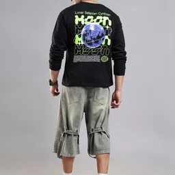 LEWEL Men Printed Sweatshirt image 5