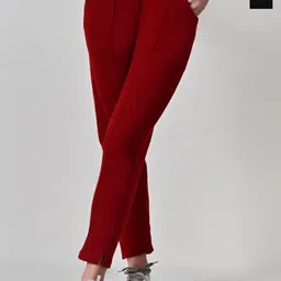 BAESD Women Pack of 2 Relaxed High-Rise Trousers-picture-28