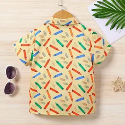 Maitri Fashion Unisex Relaxed Fit Conversational Printed Spread Collar Cotton Casual Shirt image 5