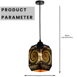 KINIS Textured Quirky Ceiling Lamp image 3