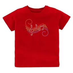KAVEE Kids Printed Pure Cotton Applique T-shirt-picture-19