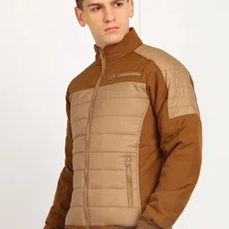 SZN Men Colourblocked Puffer Jacket image 3