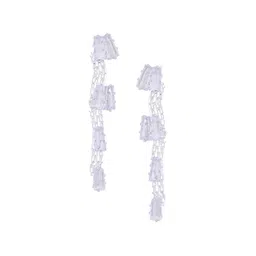 anouk Silver Plated Artifical Stone Studded Necklace Set image 3