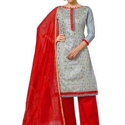 Maroosh Abstract Woven Design Zari Banarasi Silk Unstitched Dress Material-picture-47