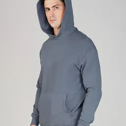 ONEWAY Men Colourblocked Hooded Sweatshirt image 4