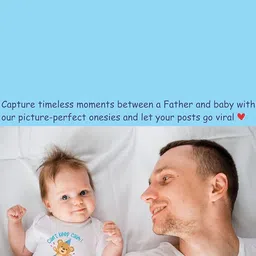 Lillypupp Infants Its My Dads Birthday Printed Cotton Bodysuit image 5