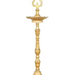 Exotic India Brass South Indian Lamp-image-77