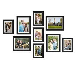 Art Street Set Of 8 Black Solid Individual Photo Frames image 3